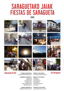 Saraguetako Festak 2016 Fiestas de Saragüeta
