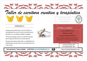 Taller de escritura creativa y terapéutica en Erro