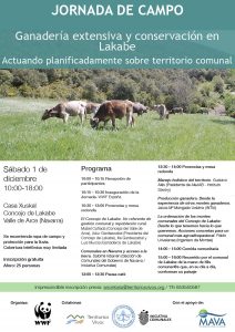 GANADERÍA EXTENSIVA Y CONSERVACIÓN. ACTUANDO PLANIFICADAMENTE SOBRE TERRITORIO COMUNAL