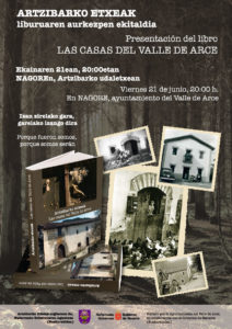 Presentación del libro LAS CASAS DEL VALLE DE ARCE