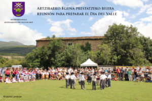 Reunión para preparar el día del valle 2019