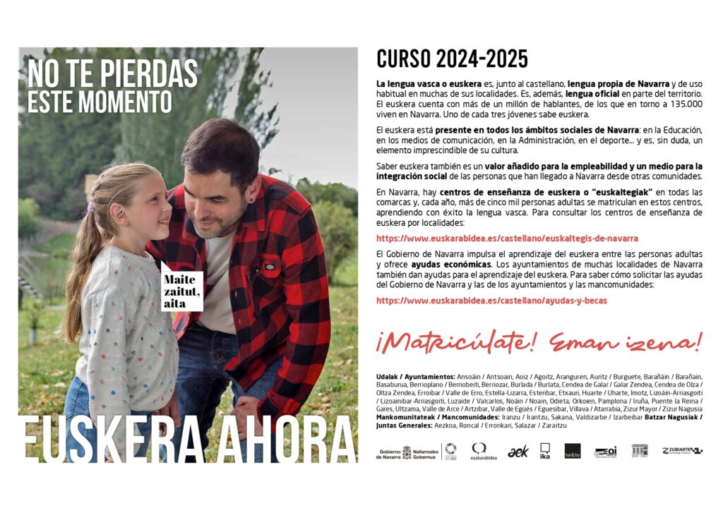 Aprendizaje euskera 2024-25