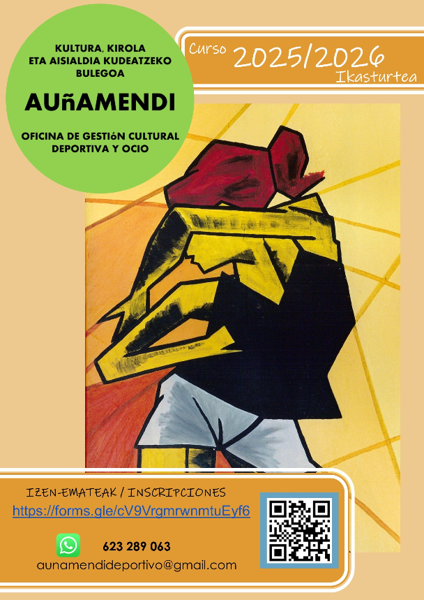 Actividades Auñamendi 2025-2026