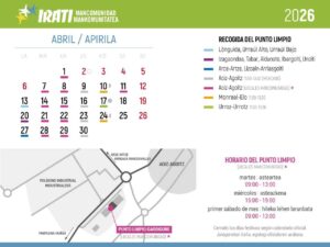 Punto limpio abril
